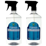 Água Perfumada Roupas e Tecidos 1 Litro Intense Kit 2 unidades - Maison