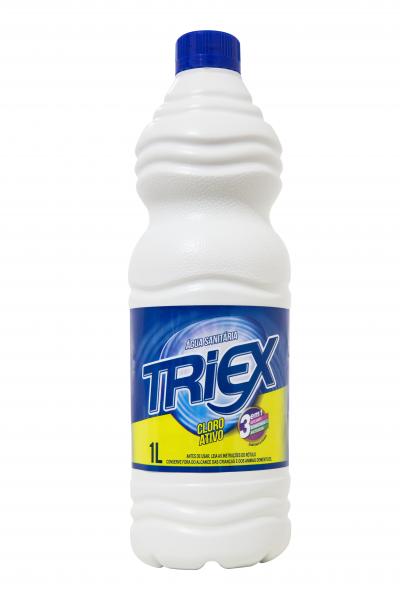 Água Sanitária com 1 Litro Branca para Limpeza Geral Triex