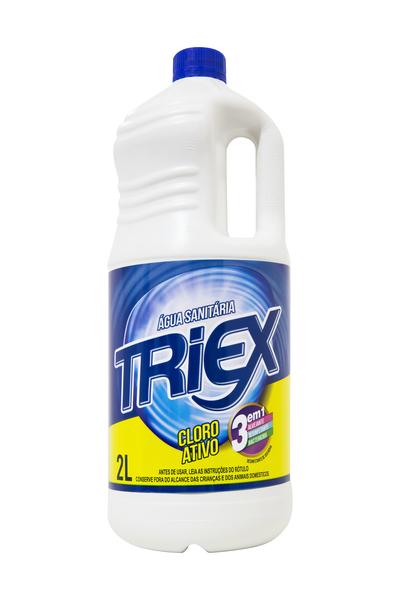 Água Sanitária com 2 Litros Branca para Limpeza Geral Triex