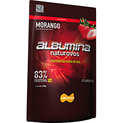 Albumina Sabor Morango 500g - Naturovos