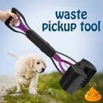 Alça longa Cão Pooper Scooper Pet Waste Clean Pickup Tool Filhote de cachorro Colher Grabber Picker