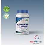 Alcachofra + Curcuma com 60 cápsulas - 100% Vegano