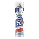 Alcool 70 aerosol para limpeza e Higienização 300ml - Super Dom spray