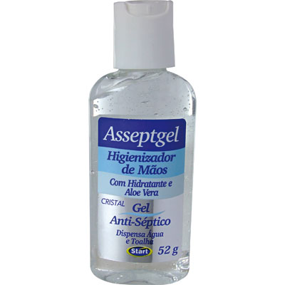Álcool em Gel Anti-séptico 60ml Cristal - Asseptgel Start