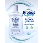 Alcool Protect & Care Gel 70% 500ml sem Fragrancia