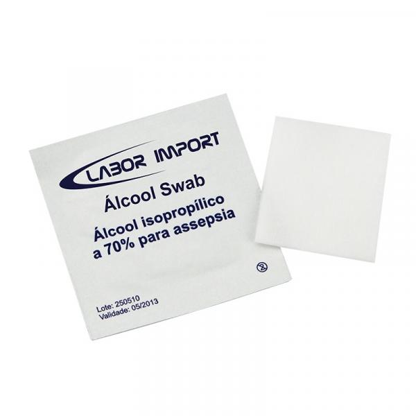 Álcool Swab em Sache para Assepsia C/200 Labor Import