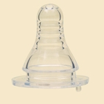 Aleitamento Materno Bebê transparente de silicone bico grande calibre para garrafa de leite