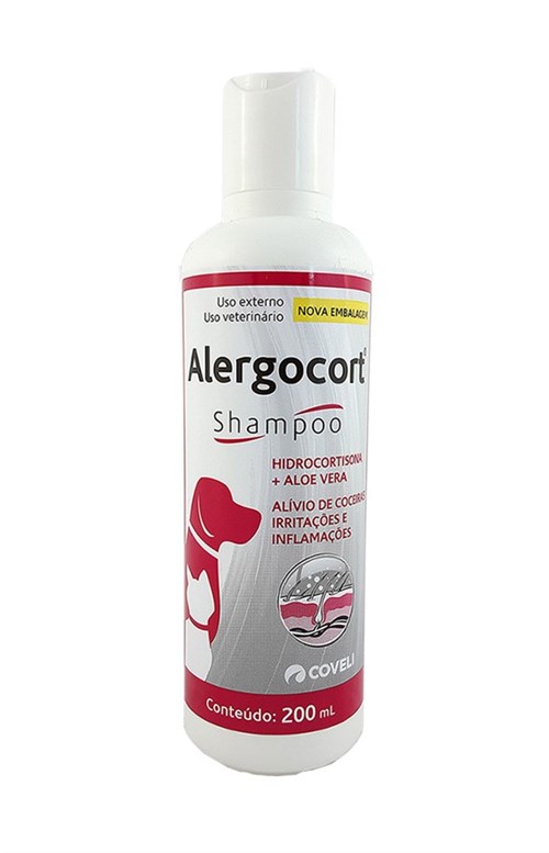 Alergocort Shampoo Anti-inflamatório 200ml Coveli