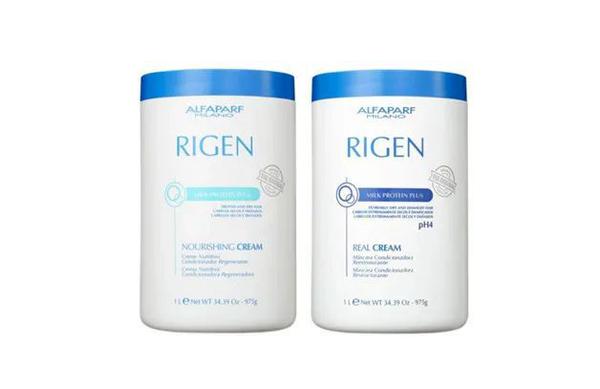 Alfaparf Duo Rigen Milk Protein Plus Nourishing+Rigen Milk Protein Plus Real Cream 2x1Kg