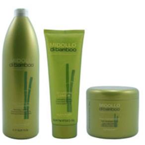 Alfaparf Kit Midollo Di Bamboo Shampoo + Máscara + Leave-In