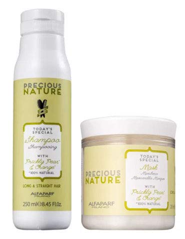 Alfaparf Precious Nature Kit Cabelos Longos e Lisos Shampoo (250ml) e Máscara (200ml)