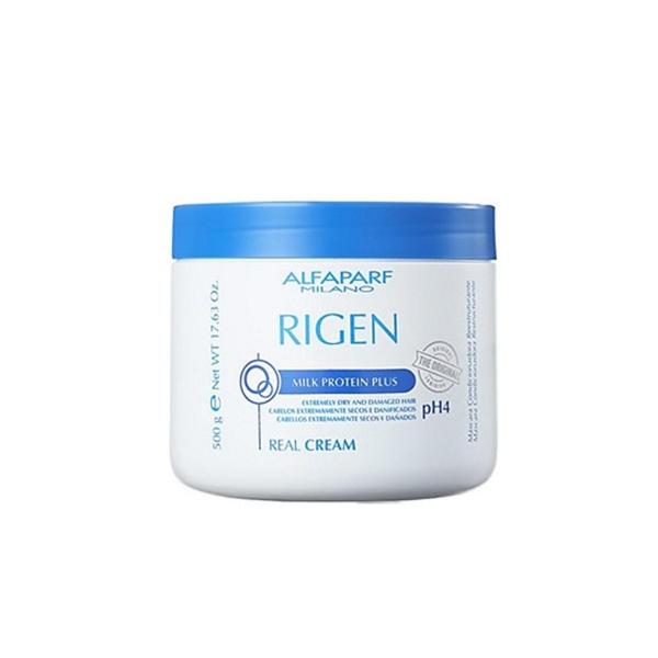 Alfaparf Rigen Milk Protein Plus Real Cream - Máscara de Tratamento 500g