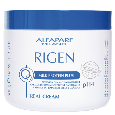 Alfaparf Rigen Real Cream Ph4 - Máscara Condicionadora Reestruturante 500G