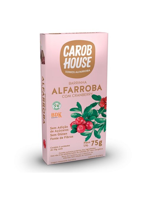 Alfarroba Cranberry Carob House 75g