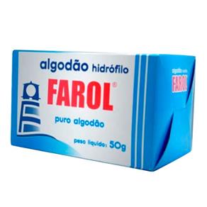 Algodao Hidrofilo Farol Caixa 50g