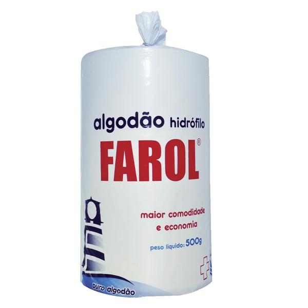 Algodão Hidrofilo Rolo 500g - Farol