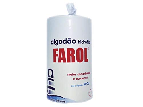 Algodão Hidrofilo Rolo 500g - Farol