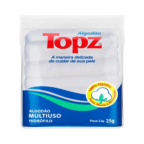 Algodão Topz Multiuso 25g