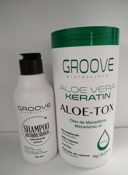 Alinhamento Capilar Botox+Shampoo Antiressiduos - Groove Profissional