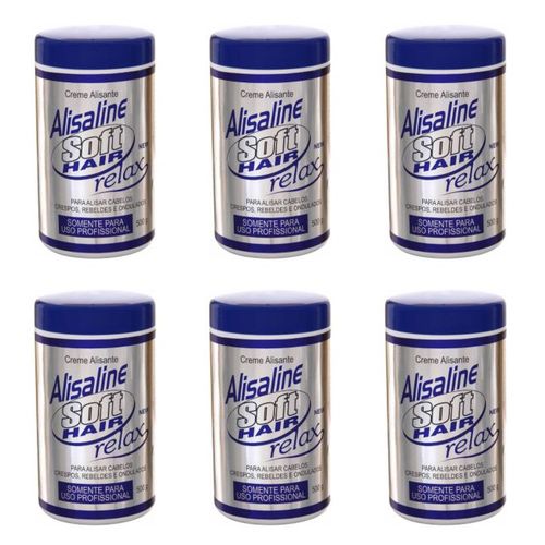 Alisaline Relax Soft Hair Creme Alisante 500g (kit C/06)