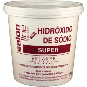 Alisamento Hidróxido de Sódio Salon Line Super - Cabelos Grossos ou Resistente 1.800G