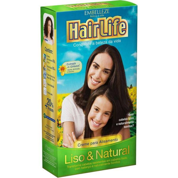 Alisante HairLife 160gr Liso Natural Forte - Embelleze