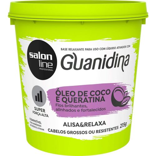 Alisante S Line Guanidina Oleo de Coco + Queratina Reg 215g