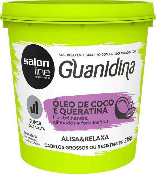 Alisante S Line Guanidina Oleo de Coco + Queratina Reg 215g - Salon Line