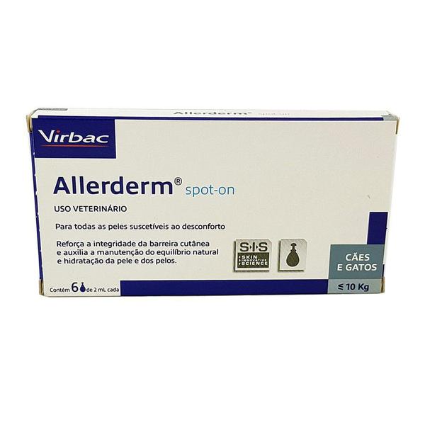Allerderm Spot-on Até 10kg (2ml) - Virbac