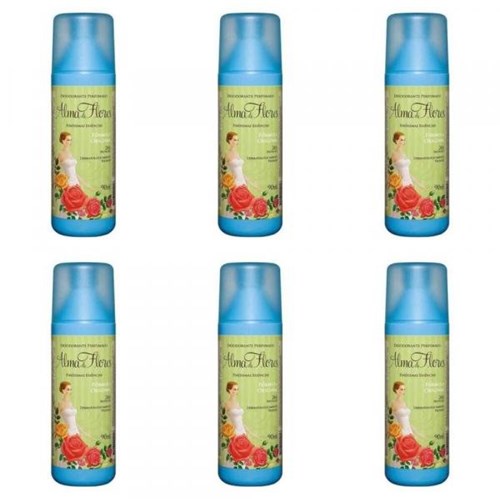 Alma de Flores Clássico Desodorante Spray 90ml (Kit C/06)