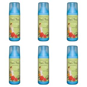 Alma de Flores Clássico Desodorante Spray 90ml - Kit com 06