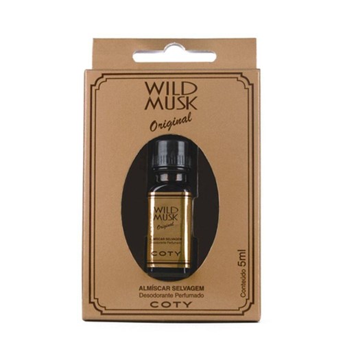 Almíscar Extrato Oleo Perfumado Wild Musk Original 5 Ml Coty