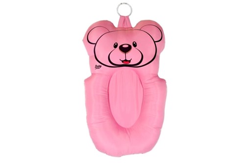 Almofada para Banho Baby Holder Urso Rosa