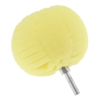 Almofadas de espuma de polimento redondas da broca de esponja que lustram a roda para o amarelo da roda de carro