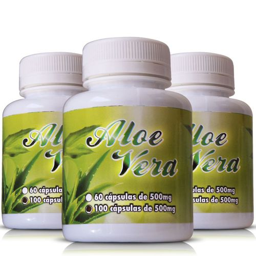 Aloe Vera 500mg 3x100 Cápsulas Ervas Brasilis