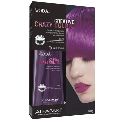 Alta Moda Creative Crazy Colors Dark Violet 120G
