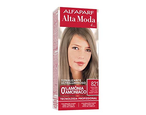 Alta Moda Kit Ton Sobre Ton 8.21 Louro Claro 120G, Alfa Parf