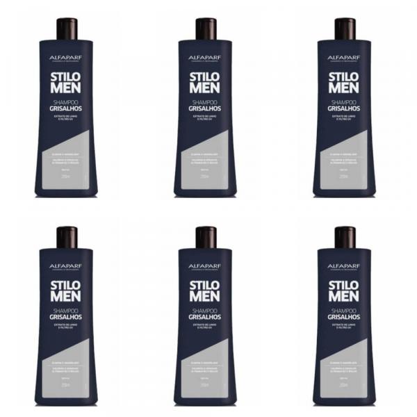 Alta Moda Men Grisalho Shampoo 250ml (Kit C/06)