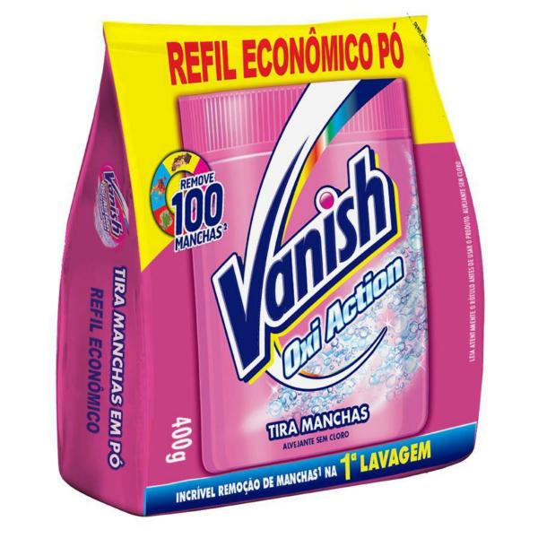 Alvejante Sem Cloro Vanish 400g Refil Pink em Pó - Rb
