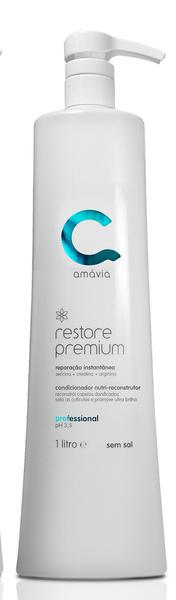 Amávia - Kit Restore Premium Shampoo + Condicionador + Máscasa + Defrizante