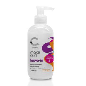 Amávia Make Curl - Leave-in Cachos Tipo 4 300ml