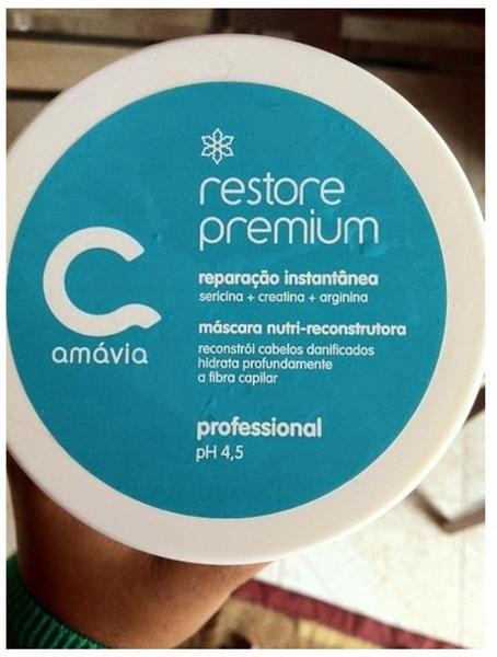 Amávia Restore Premium 1 Kg Máscara Hidratação Profunda