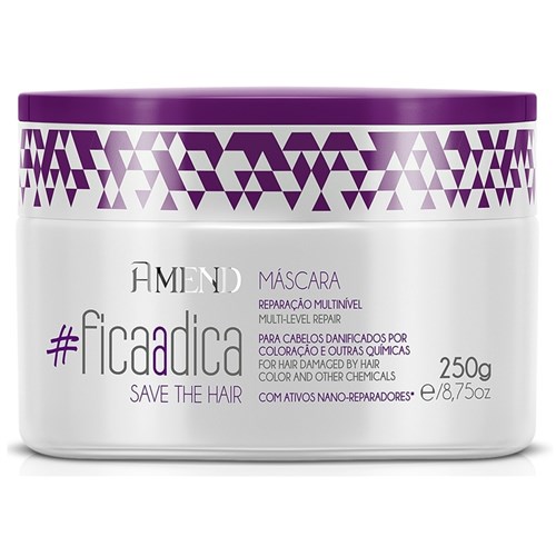 Amend #FicaaDica Save The Hair Máscara Reparação Multinível 250g