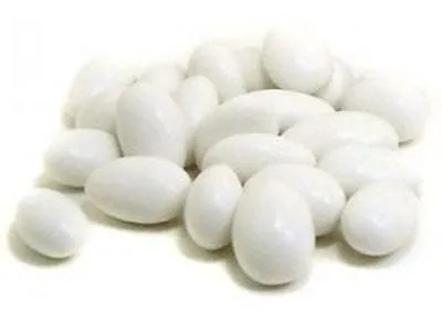 Amêndoa Confeitada Branca - 100G
