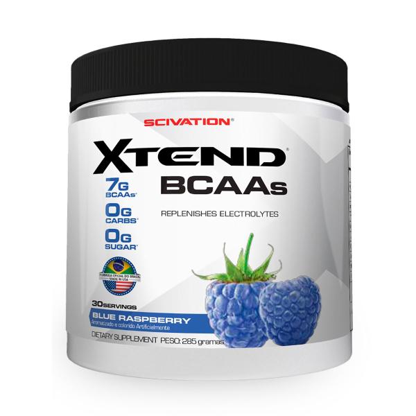 Aminoácido BCAA XTEND 7g - Scivation - 285 Grs Blue Raspberry