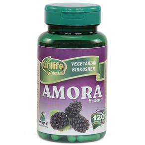 Amora 500mg Mulberry - Unilife - Amora - 120 Cápsulas
