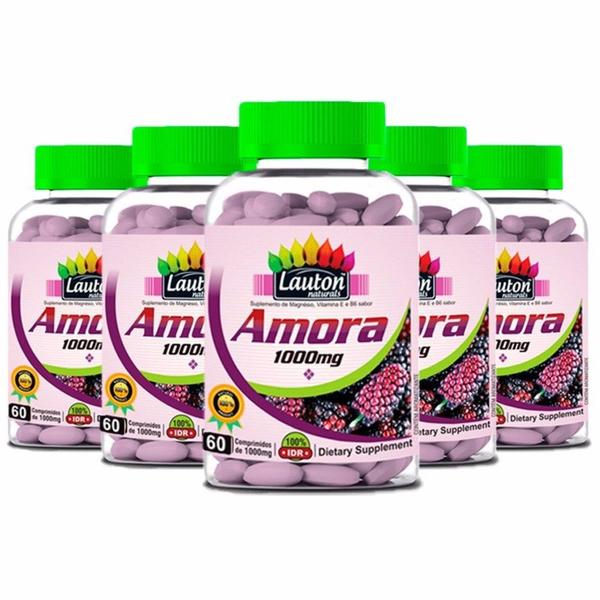 Amora Miura 1000mg - 5 Un de 60 Comprimidos - Lauton - Lauton Nutrition