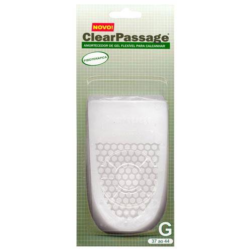 Amortecedor de Gel Flexível P/ Calcanhar - ClearPassage G - 37 a 44
