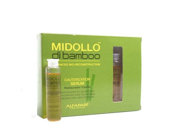 Ampola AlfaParf Midollo Di Bamboo de Cauterização CX 6x15ml