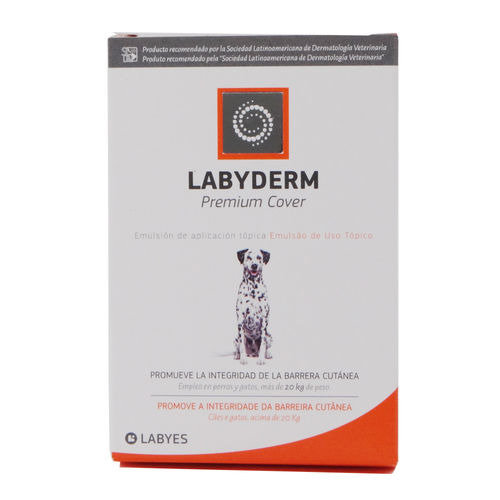 Ampola Regeneradora Labyderm Premium Cover 4ml para Cães e Gatos Acima de 20kg Labyes